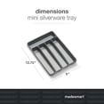thumbnail image 3 of madesmart Classic Mini cubiertos bandeja, Granite, 1, 3 of 5