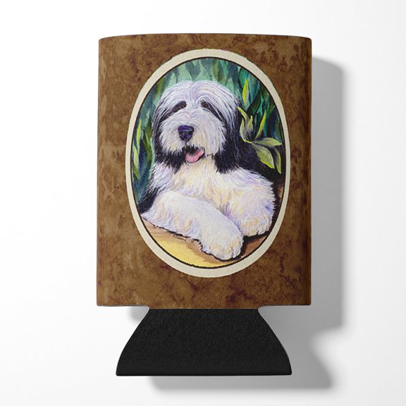 Caroline's Treasures SS1038CC Bearded Collie Can or Bottle Hugger, Can Hugger, multicolor