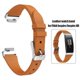 thumbnail image 1 of Correa de cuero para reloj, correa de muñeca para Fitbit Inspire/Inspire HR (marrón) Tmvgtek 2sd8vz5ts0vv7fx1D03, 1 of 5