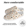 thumbnail image 6 of Goofa Milk Tea7 Print Womens Mens Cotton Lightweight House Slippers , Washable Home Slippers,Indoor Comfy Bedroom Cozy Slippers-39/40, 6 of 7