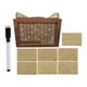 thumbnail image 4 of Hucha de madera, contenedor de dinero, hucha de madera portátil, caja de ahorro de dinero para marron oscuro, 4 of 9