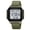green, variant on Transparent Digital Watch, Unisex Square Sports Watch with Clear Case Band, Water Resistant Electronic Watch for Students, Teens, Couples Gift Idea