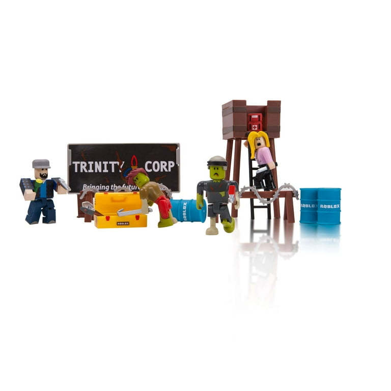 Roblox Action Collection - Zombie Attack Playset [Includes Exclusive  Virtual Item] 