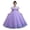 E275-Purple, variant on hengsof Girls' Flower Girl Dresses Princess Dresses Sweet Lace Wedding Party Tutu Dresses Fashionable Off The Shoulder Tulle Dresses Ages 3-14