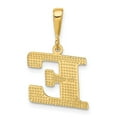 thumbnail image 5 of Auriga Fine Jewelry 14K Yellow Gold Letter E Initial Charm Pendant for Women, 5 of 6