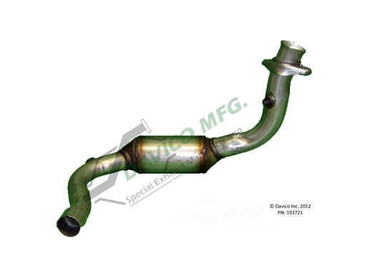 Davico Mfg Catalytic Converter P/N:193741 Fits select: 2008-2012 JEEP LIBERTY, 2007-2011 DODGE NITRO