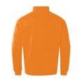 thumbnail image 5 of Mock Turtleneck Sweatshirt Men Retro Quarter Zip Long Sleeve Mens Pullover Soft Warm Sports Shirt Solid Color Tops Relaxed Fit Men Sweatshirts Orange M, 5 of 6