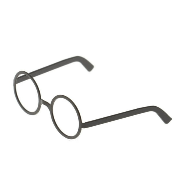 Gafas para figuras de acción a escala 1/6, estilo vintage, accesorios para gafas negro