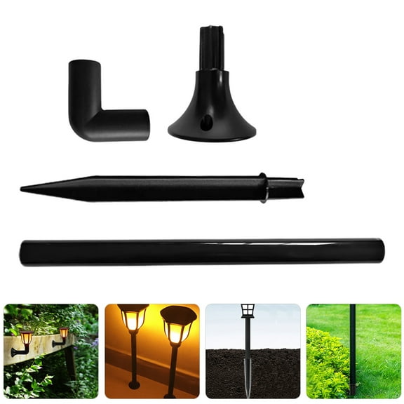 WHAMVOX  Replacement Stakes for Solar Lights Landscape Joint Mount Outdoor Black