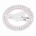 thumbnail image 3 of 360 Degree Full Circle Protractor for Geometry Math Drawing, 3 of 5