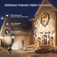 thumbnail image 5 of Proyector de luces de Navidad para exteriores, proyector de nieve LED, luces de Navidad, luces de Navidad giratorias impermeables, proyector de exteriores para fiestas de Navidad, regalos de vacaciones de invierno (regulaciones de EE. UU.) Sincero Electrónica, 5 of 5