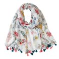 thumbnail image 3 of LILIYA Scarf for Women Lightweight Soft Floral Leopard Bohemian Printed Scarves Fashion Fall Winter Sun-proof Shawl Wrap with Fringe 2026, 3 of 4