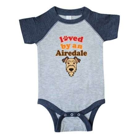 

Inktastic Airedale Terrier Dog Lover Gift Baby Boy or Baby Girl Bodysuit