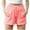 Pink, variant on IROINNID Women's Plus Size Drawstring Waist Casual Solid Shorts With Pocket