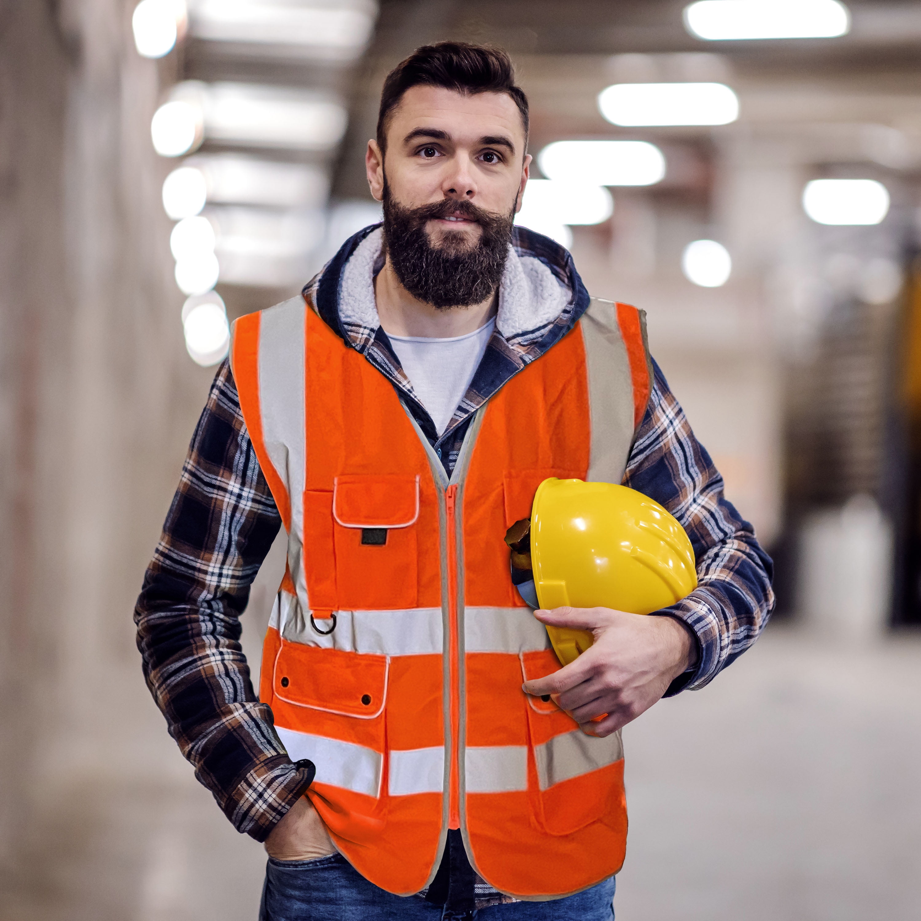 FallTech 5055 - ANSI Class 2 High-visibility Orange Safety