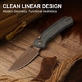 thumbnail image 4 of Kizer T1 BD EDC Folding Pocket Knife Nitro-V Blade Micarta Handle V3490.2BA2, 4 of 10