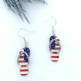 thumbnail image 6 of Flip Flop Earrings - Fourth of July Earrings for Women - Patriotic Earrings (Flip Flop Earrings), 6 of 6