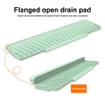 thumbnail image 3 of Faucet Sink Splash Guard Silicone Drain Mat for Kitchen Sink Anti-Slip Water Catcher Pad with Striped Grooves, 3 of 6