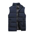 thumbnail image 1 of Chaleco informal de talla grande para hombre, chaleco cálido de algodón para otoño e invierno, 1 of 5