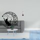 thumbnail image 2 of Escultura de pared de metal con diseño de gato negro místico y , figura abstracta de resina para casa, oficina, mesa de café, regalo para amantes, 2 of 8
