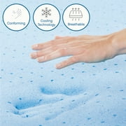 Cool Gel 14 Queen Medium Tight Top Gel Memory Foam Queen Mattress with 2 Bonus Pillows