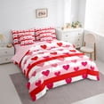 thumbnail image 3 of Castle Fairy Romantic Love Heart Twin Bedding Sets,Valentine's Day Bedding Comforter Set, 3 of 8