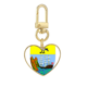 thumbnail image 1 of Llavero de metal Unbranded Emblema nacional Saint Helena Corazón dorado, 1 of 3