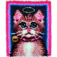 thumbnail image 1 of Rug Making Latch Hooking Kit | Innocent Coco (5 sizes available), 1 of 2