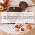 thumbnail image 6 of My First Thanksgiving Baby Boy Outfit Long Sleeve Bowtie Romper Suspender Pants with Hat 3 Piece Clothes Set 0-18 Months Kaprioy Baby Boy Clothes, 6 of 9