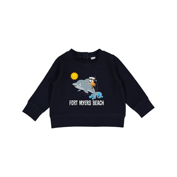 Inktastic Fort Myers Beach Florida Dolphin Baby Sweatshirt