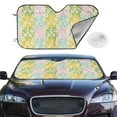 thumbnail image 2 of Fotbe Daisies Flowers Car Windshield Sunshade | Sun Visor Protector Front Window Shade, Keeps Out UV Rays, Keeps Your Vehicle Cool-Medium, 2 of 7