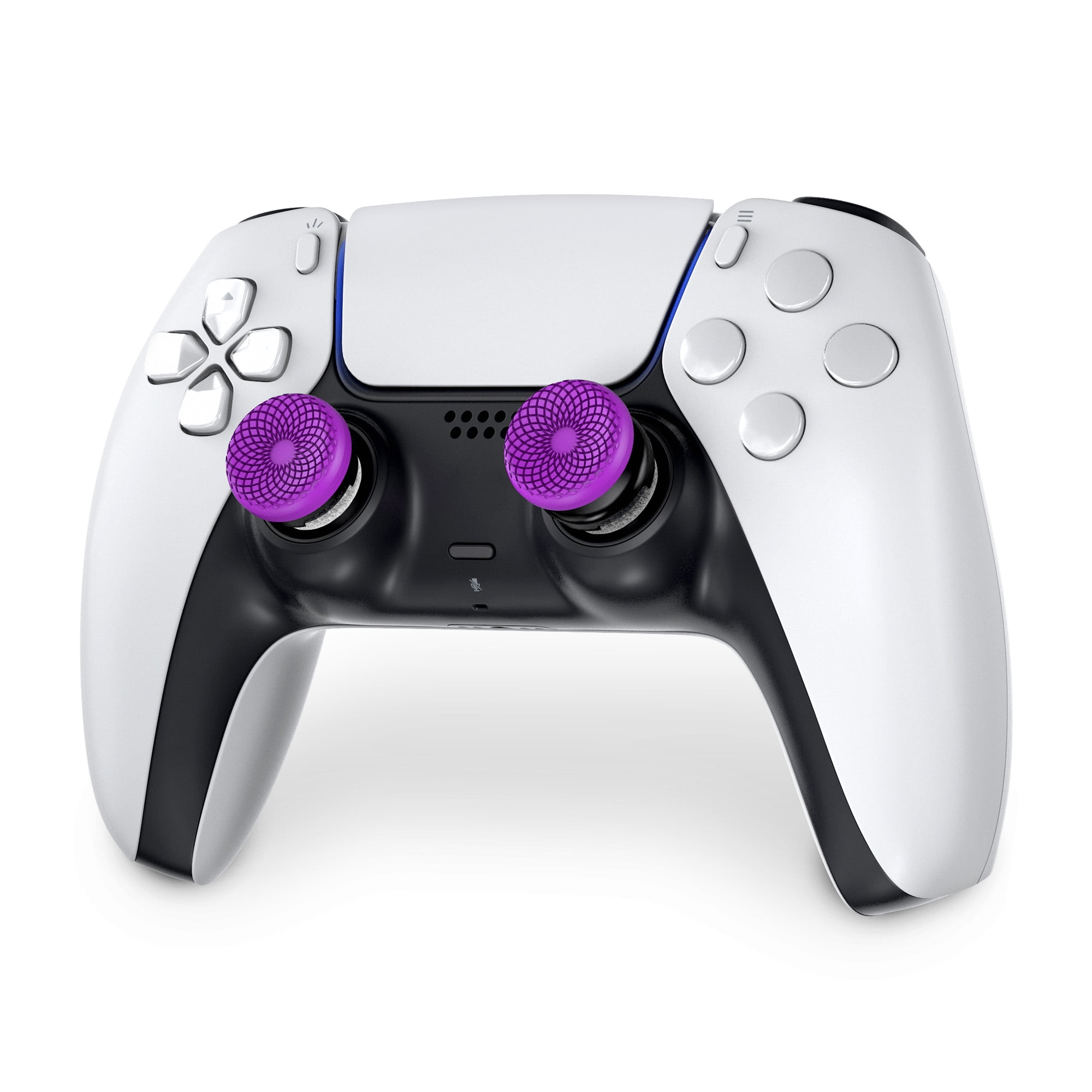 KontrolFreek Aim Boost Kit for PlayStation 5 (PS5) and PlayStation 4 (PS4) Controller | Includes Performance Thumbsticks and Precision Rings | Frenzy Edition