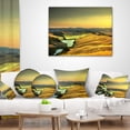 thumbnail image 3 of Designart Rural Landscape Italy Panorama - Landscape Wall Throw Pillow - 16x16, 3 of 4