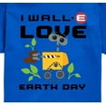 thumbnail image 3 of Wall-E - Love Earth Day - Toddler And Youth Short Sleeve Graphic T-Shirt, 3 of 5