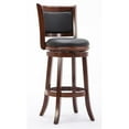 thumbnail image 2 of Home Square Augusta 29" Swivel Bar Stool in Cherry - Set of 3, 2 of 8