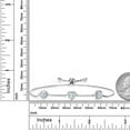 thumbnail image 3 of Gem Stone King 925 Sterling Silver Sky Blue Aquamarine Bracelet for Women Set with Moissanite (1.72 Cttw), 3 of 4
