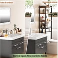thumbnail image 3 of para Baño,Organizador de Baño de 4 Niveles Sobre el Inodoro con Estante Ajustable, 5 Ganchos Móviles y 1 Portarrollos de Papel Higiénico Se Adapta a la Mayoría de los Inodoros, 3 of 7