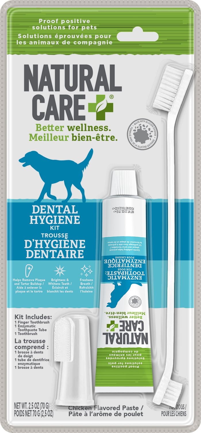 Natural Care Dental Hygiene Dog Dental Care Kit, 3 Pack Dental Kit