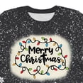 thumbnail image 7 of Aofany Merry Christmas Shirt for Women Letter Pattern Cute T-Shirt Plaid Xmas Tree Casual Graphic Print Crewneck Tees Tops, 7 of 7