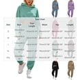 thumbnail image 4 of Bovxnpu Womens 2 Piece Outfits Tracksuit Sets Hooded Long Sleeve 2 Piece Casual Sportwear Set Matching Outfits, 4 of 9