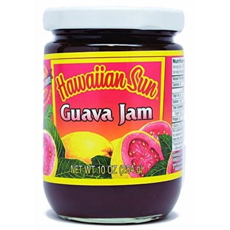 Hawaiian Sun Guava Jam, 18 oz. Island Favorite Since 1952, Made with Real Big Island Pink Guava