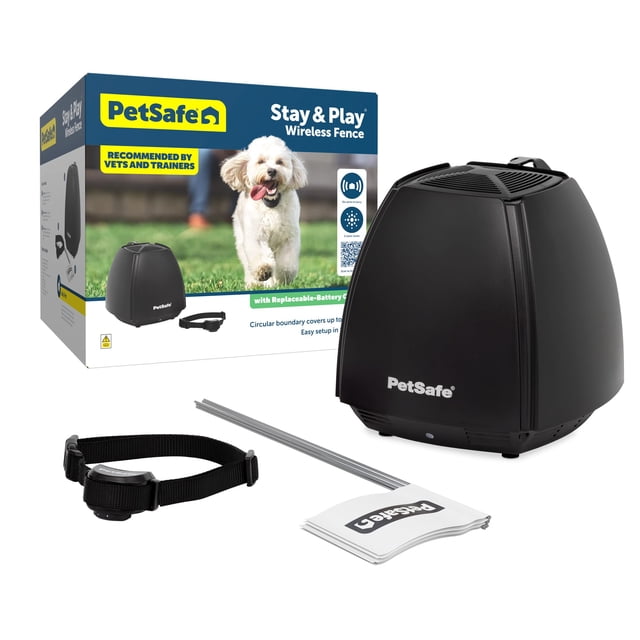 Valla inalámbrica para mascotas PetSafe Stay & Play con batería reemplazable