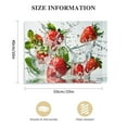 thumbnail image 2 of Nawypu Fruits Canvas Wall Art Strawberry Water Splash Picture Prints Modern Restaurant Kitchen Artwork Framed Ready to Hang Strawberry, 2 of 5