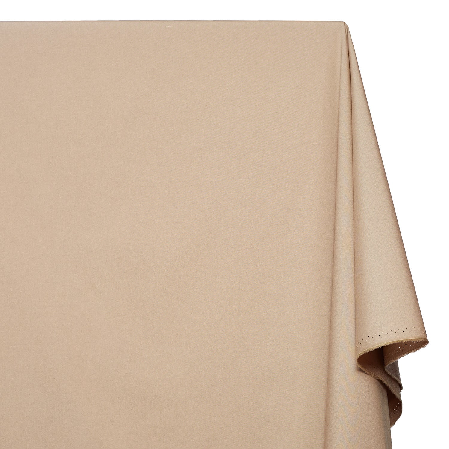 Cotton Broadcloth Sewing Fabric By The Yard 59 Inch Hypoallergenic Absorbent Breathable Lightweight - Khaki (5 Yards)