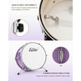 thumbnail image 5 of Eastar Drum Set 14" 3 Piece Starter Drums Kit ,Music Enlightenment Toys, Metallic Purple, 5 of 9