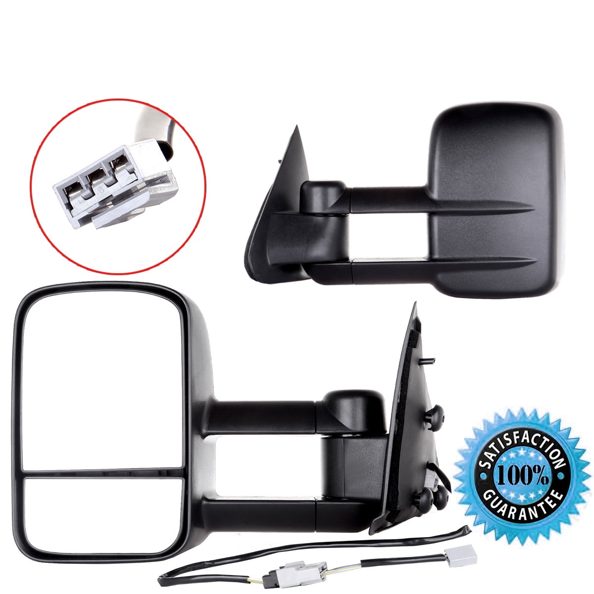 ECCPP Towing Mirrors for 1997 1998 1999 for Ford for F150 for F250