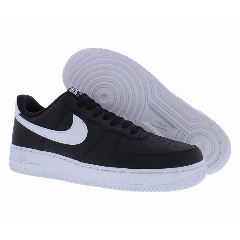 Nike Men's Air Force 1 '07 Leather Shoes, Classic Black/White