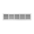 thumbnail image 1 of Zócalo Return Grille Tru Aire 30x15 cm Acero Blanco, 1 of 1