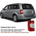 thumbnail image 2 of Tail Lights Assembly Replacement for 2011-2016 Town and Country OE LED Tailight Brake Rear Light Right/Passenger Side, 2 of 16