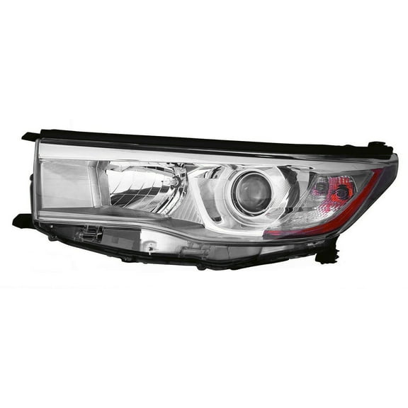 KAI New OEM Replacement Driver Side Headlight Assembly, Fits 2014-2016 Toyota Highlander